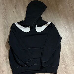 Women’s Black with white stitching Hoodie